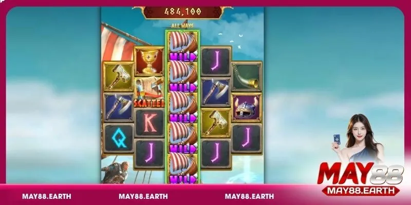 Kinh nghiệm chơi Kho Báu Viking May88 trúng Jackpot