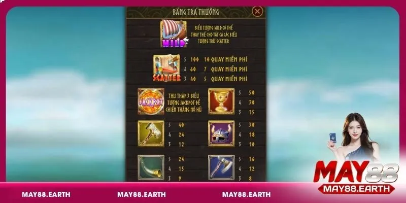 Quy tắc chơi Kho Báu Viking chi tiết tại May88